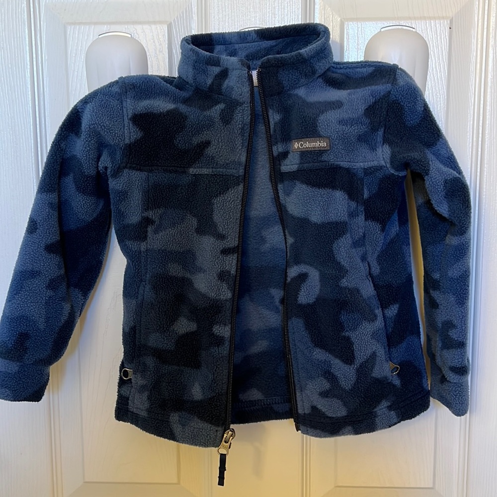 Columbia fleece camo blue/dark blue blend